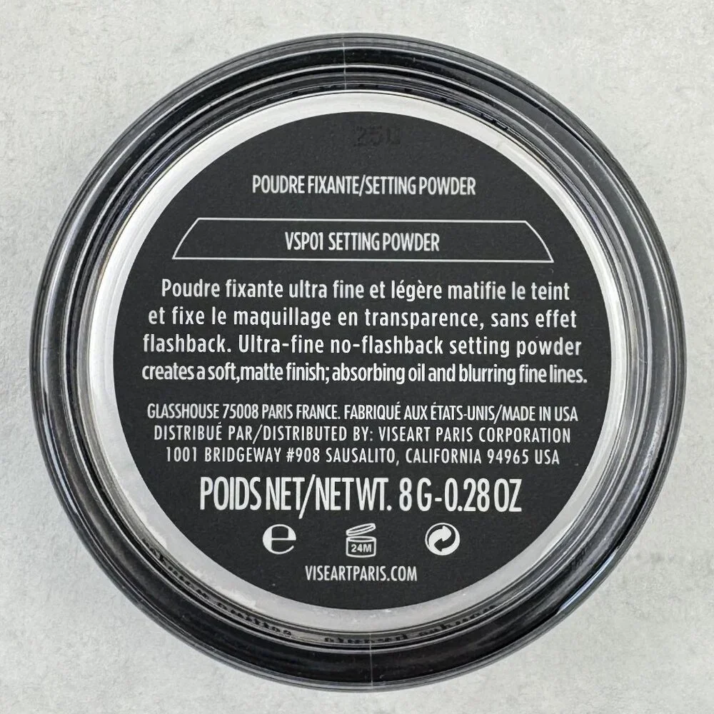 Viseart Paris Seamless Setting Powder 8g 0.28oz Ultra Fine Matte Finish Sealed